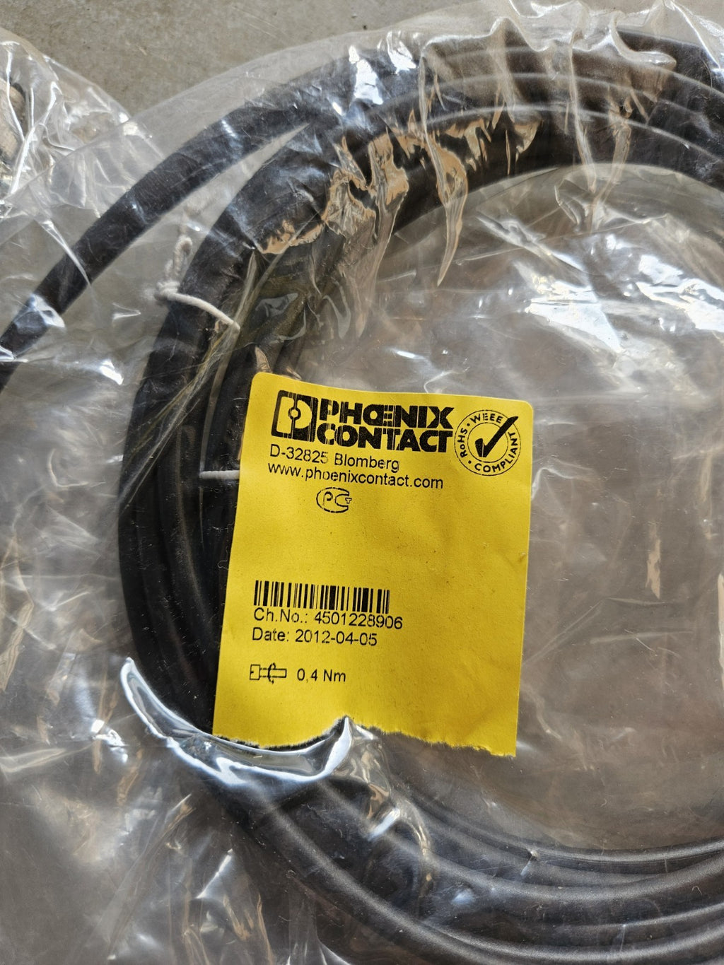 PHOENIX CONTACT SAC-4P-MS/ 3,0-PUR/FS SCO / SAC4PMS30PURFSSCO, 1518818 Neu New