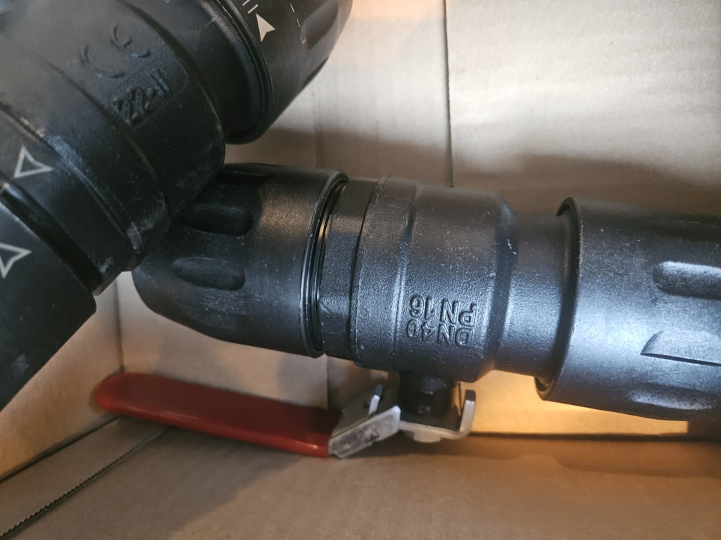 Pack of 2 x PARKER TRANSAIR 4092 40 00 Tubing Fitting,For Tubing O.D.1 40.00mm
