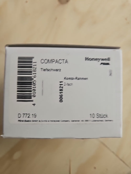 10 x  Peha Rahmen 2-fach D 772.19 IP20 Abdeckrahmen schwarz Blende Abdeckrahmen