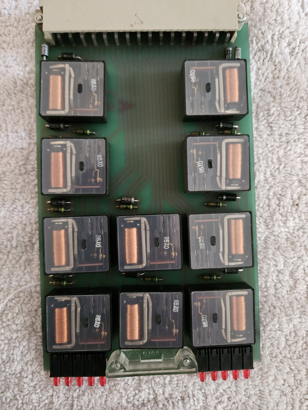 Krauss Maffei Industrial Relay Circuit Board Module (Vero / R6XO), Controller 