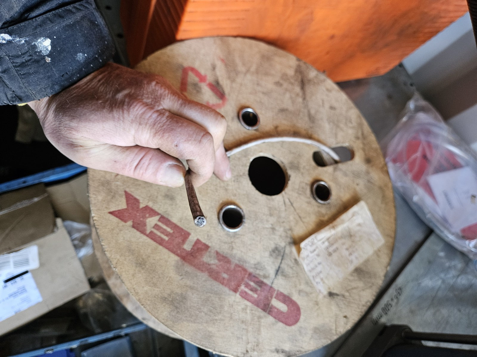 1 x 75m, RS-Pro 183-5829 Drahtseil, 6 Stränge, ø 3 mm, max. 100kg, Neu/ Rolle