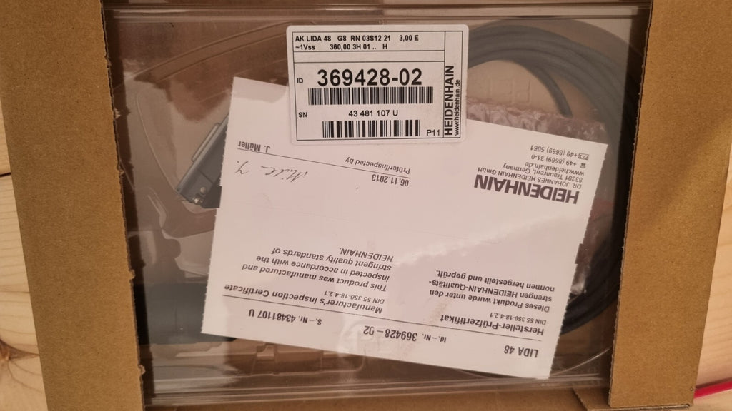 HEIDENHAIN AK LIDA 48 G8RN0S1221 scanning unit 3 meter cable 369428-02 new neu 