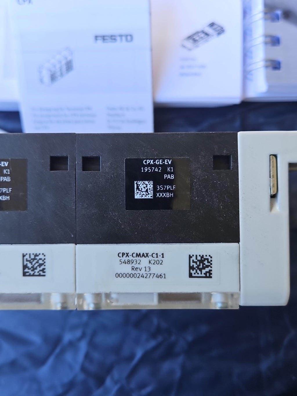 2 xFesto Terminal CPX-CMAX-C1-1 Achscontroller 548932+CPX-FB13 195740 Neu Unused