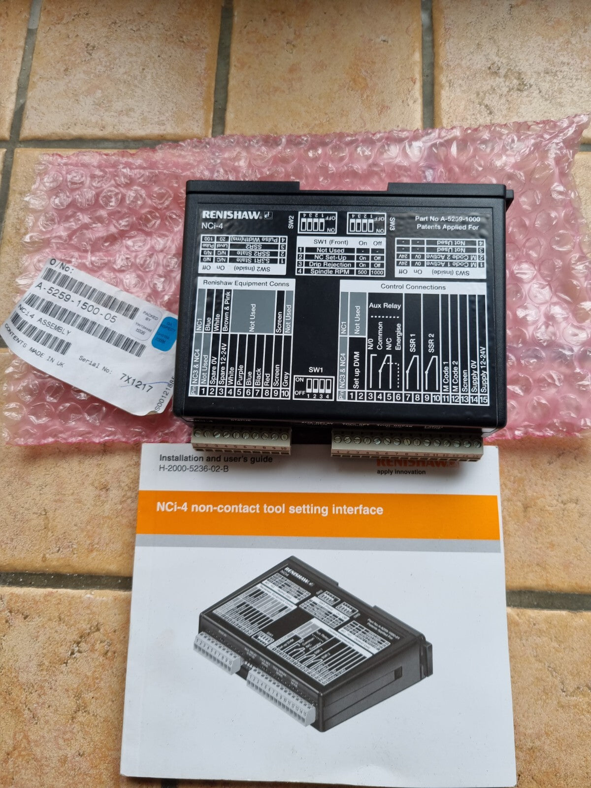 RENISHAW NCi-4, P/N: A-5259-1500-05 or A- 5259-1000 brandnew/unused