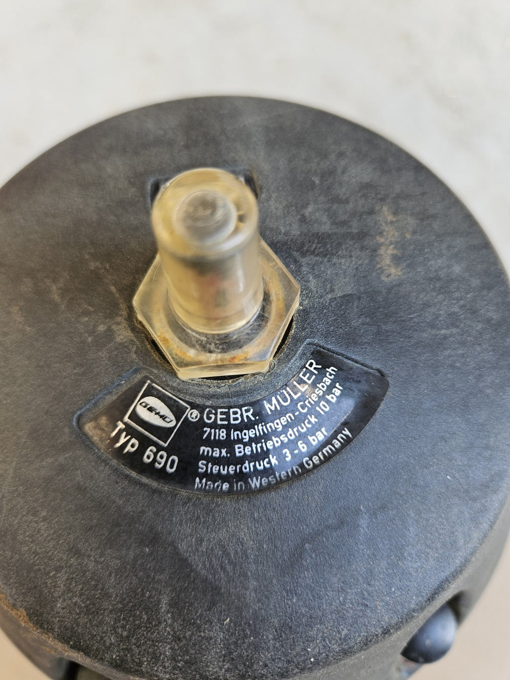 GEMÜ Typ 690, Gebrüder MÜLLER, Membran VENTIL VALVE Neu Nos New Nur Membran