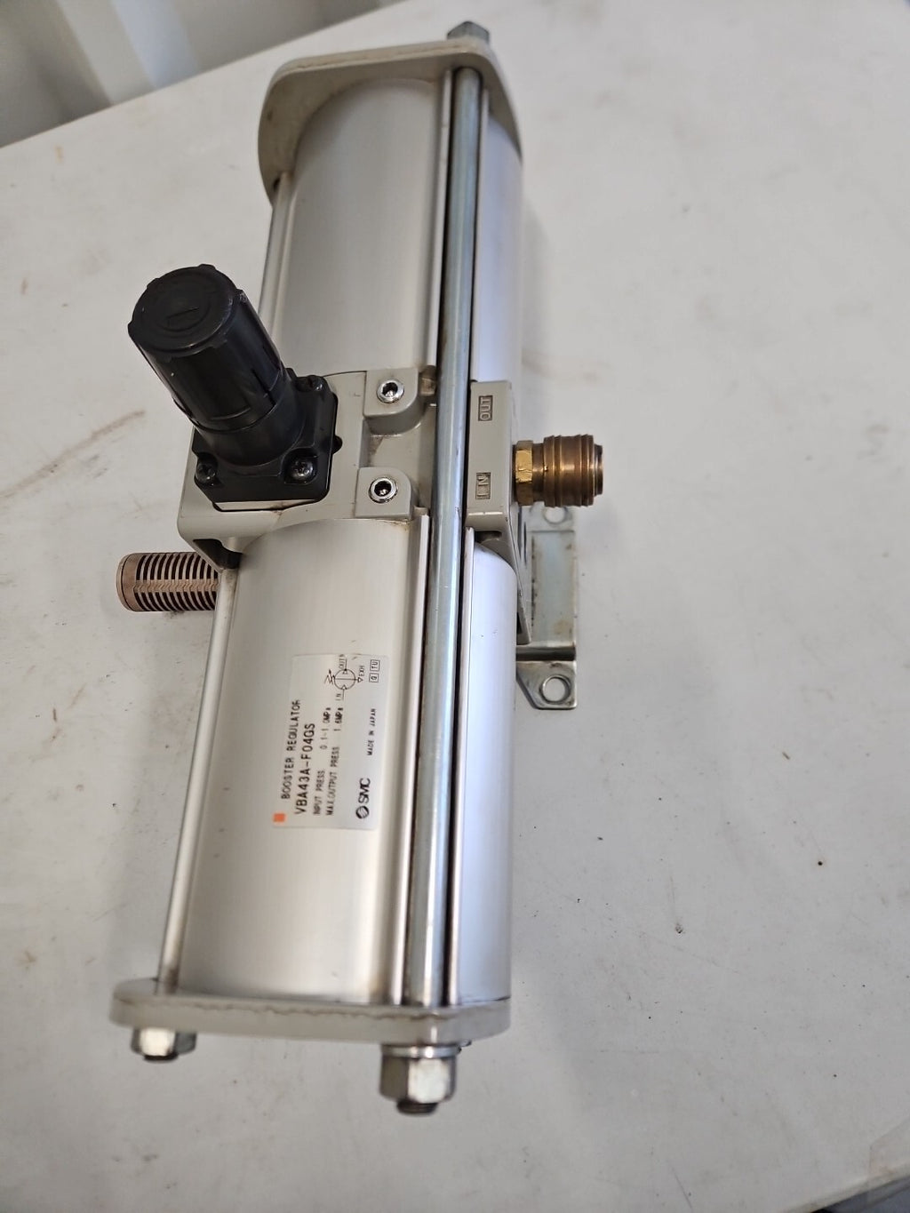1 x SMC VBA43A-F04GS Booster Ventil, Refurbished, Fully Working Condition 