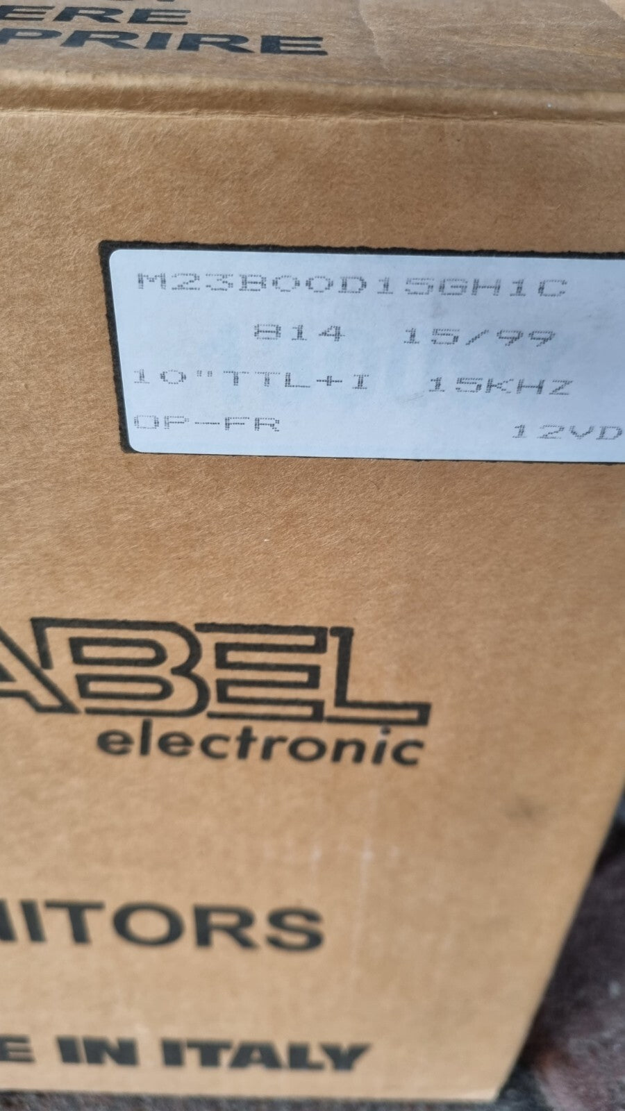 Cybelec CNC Monitor Chassis VTM GM24-125GH, M23B00D15GH1C brandnew worldwide beu
