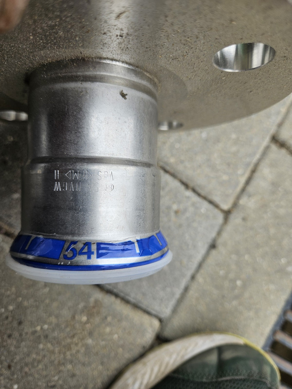 1xGeberit Mapress 33738 Übergangsflansch Ø54 DN50 PN10/16 1.4401/316 -unused/neu
