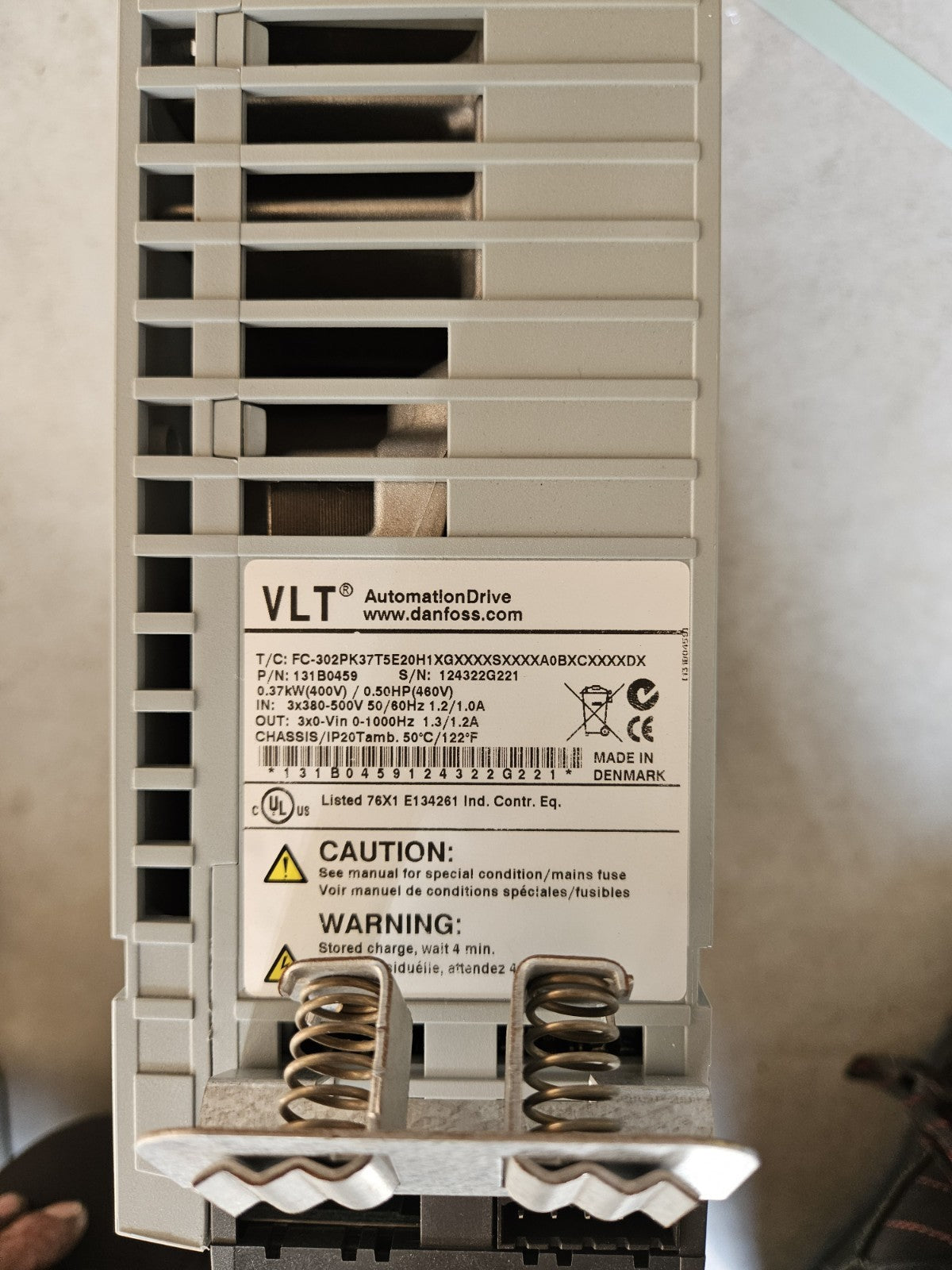 Danfoss VLT FC-302PK37T5E20H1XG, 131B0459 Frequenzumrichter, INVERTER neu New!!