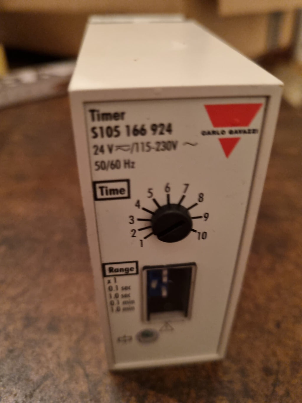 Carlo Gavazzi S105 166 924 Timer 115-230v 50/60hz neu, new unused