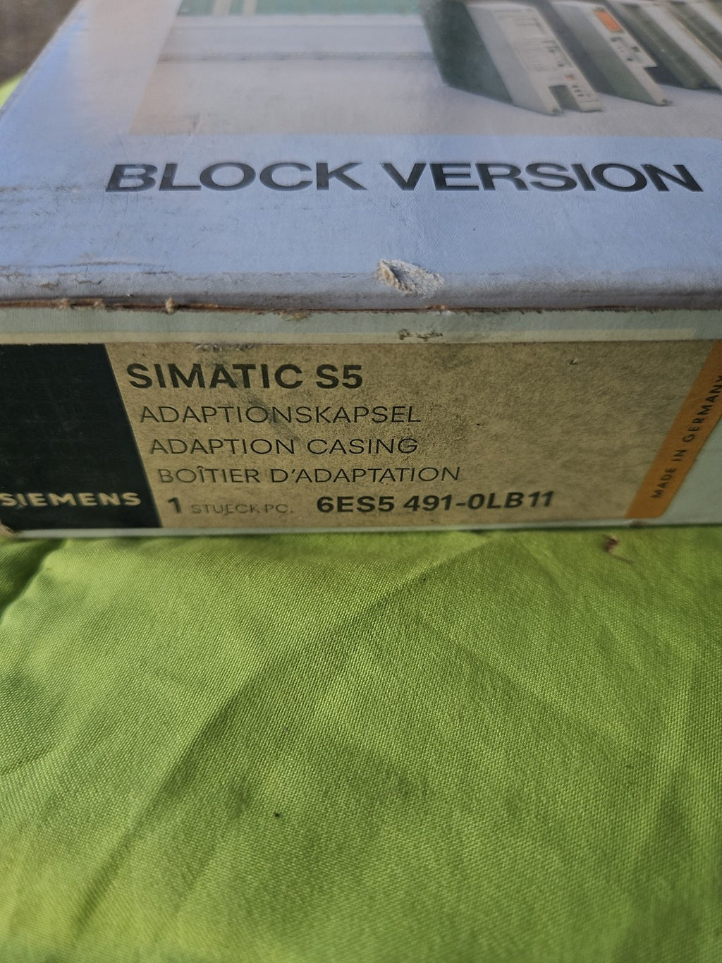 Simatic S5 Adaptionskapsel 6ES5 491-0LB11 SIEMENS Neu/Ovp, Unused New Old Stock