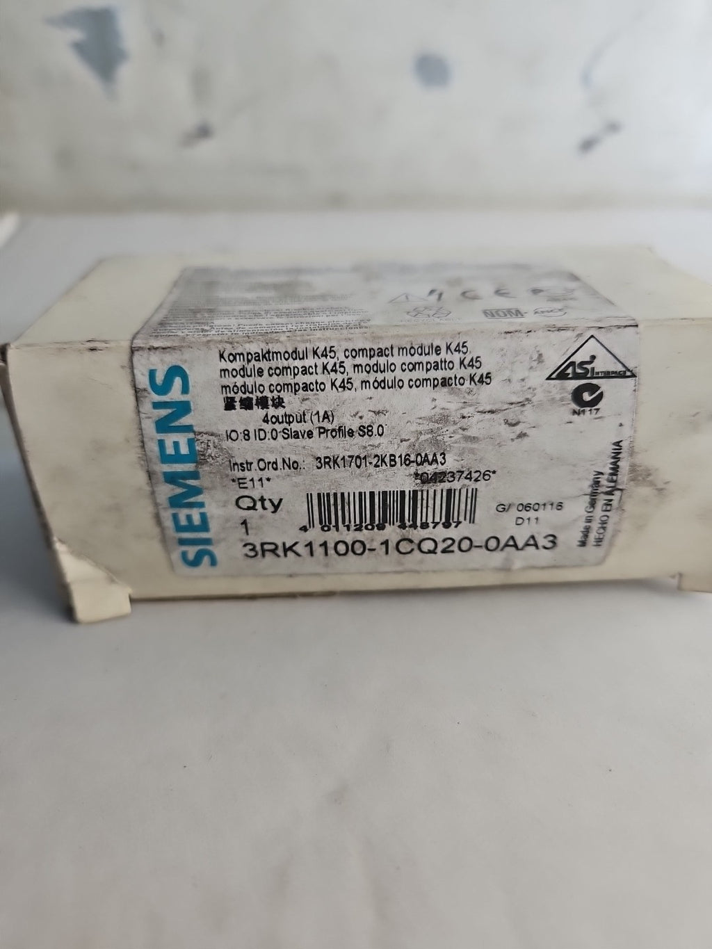 Siemens 3RK1200-1CQ20-0AA3 3RK1 2001CQ20-0AA3 Modul Kompaktmodul -unused/OVP-neu