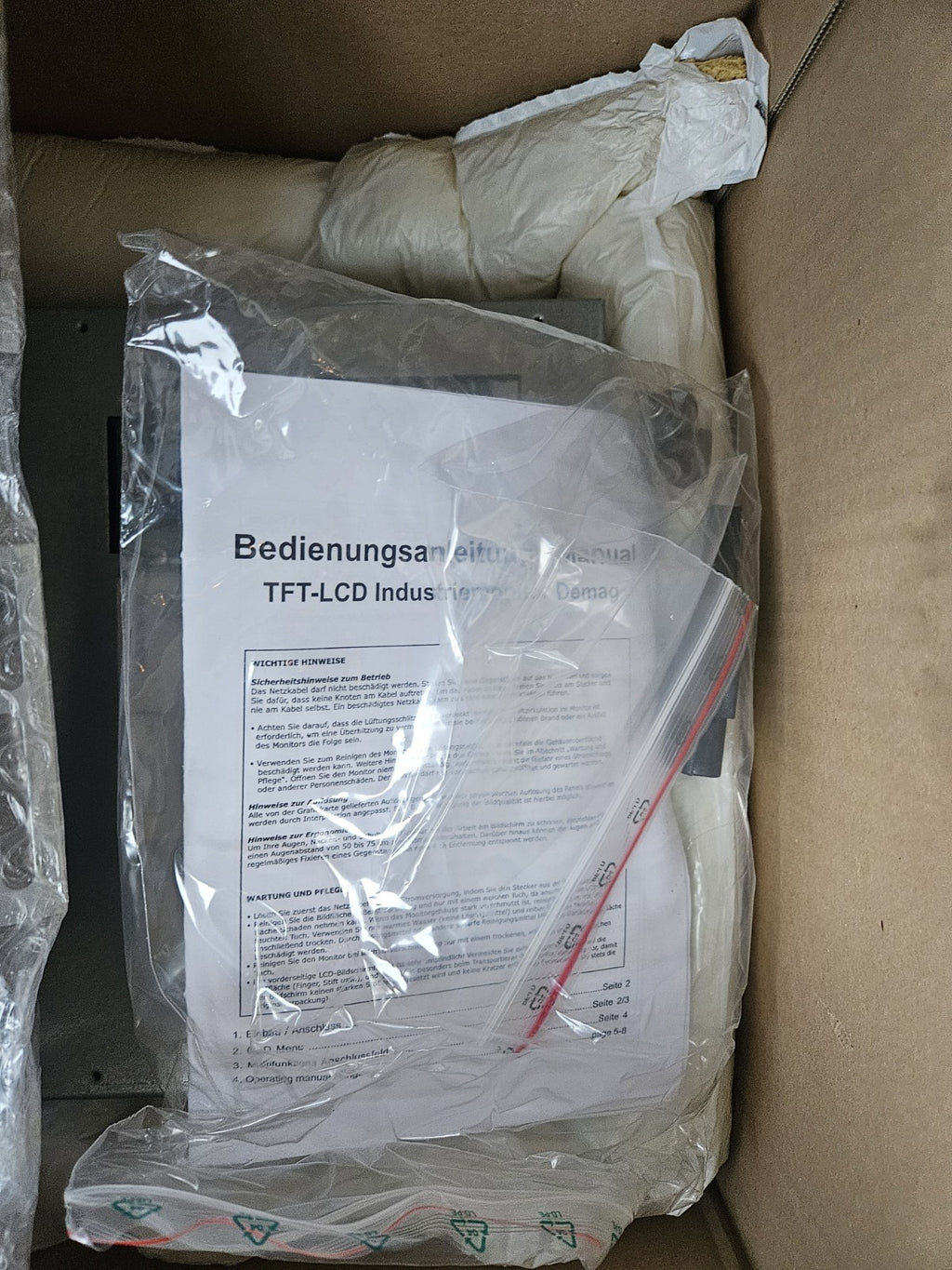 TSUBIS LCD10-0114, Industrie Monitor,Krauss, Siemens Heidenhain CNC NEU/OVP