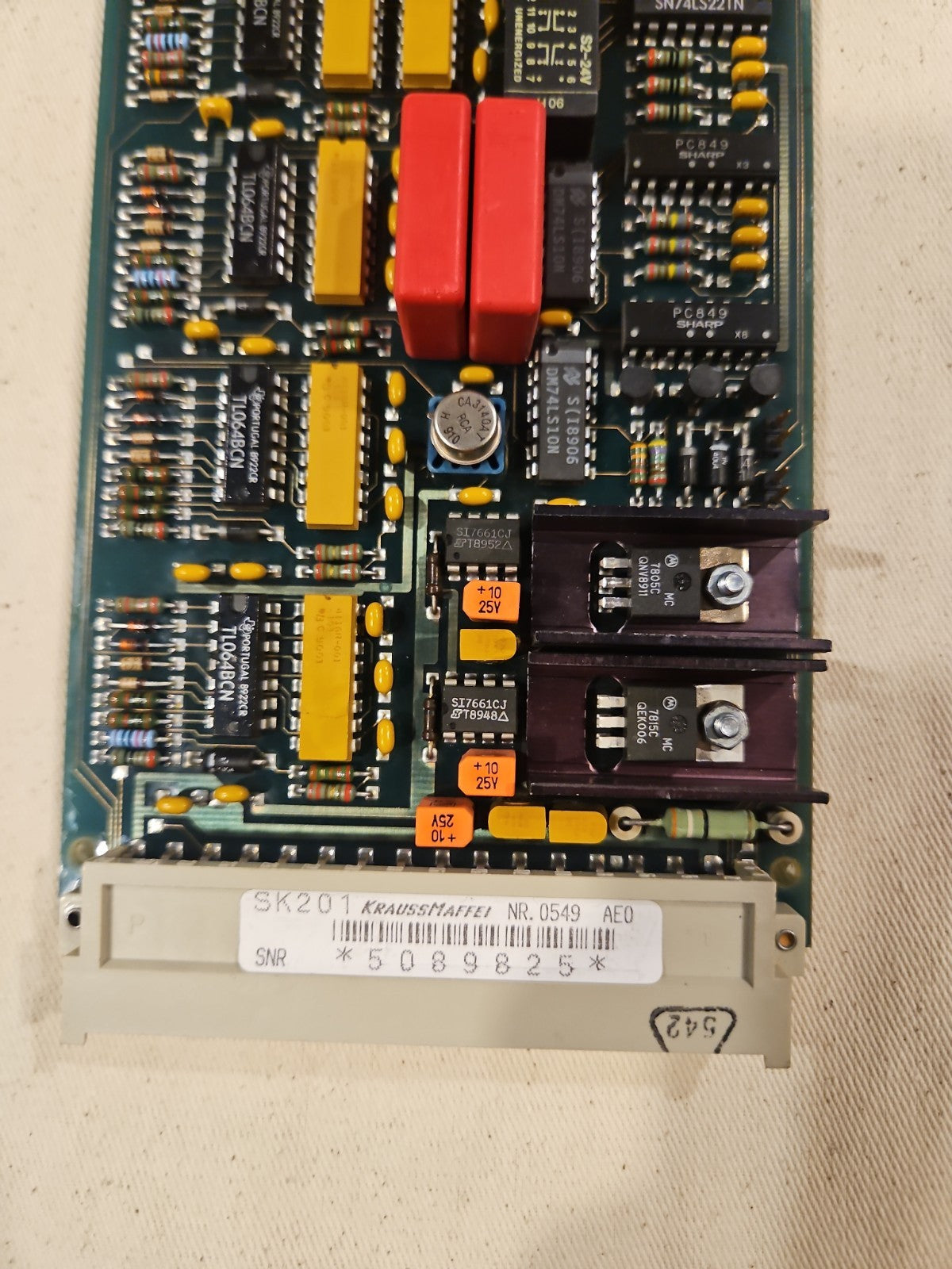 Krauss Maffei SK 201 Karte, Board, SN. 5089825, MC3 Steuerung,  Spritzgussmasch.