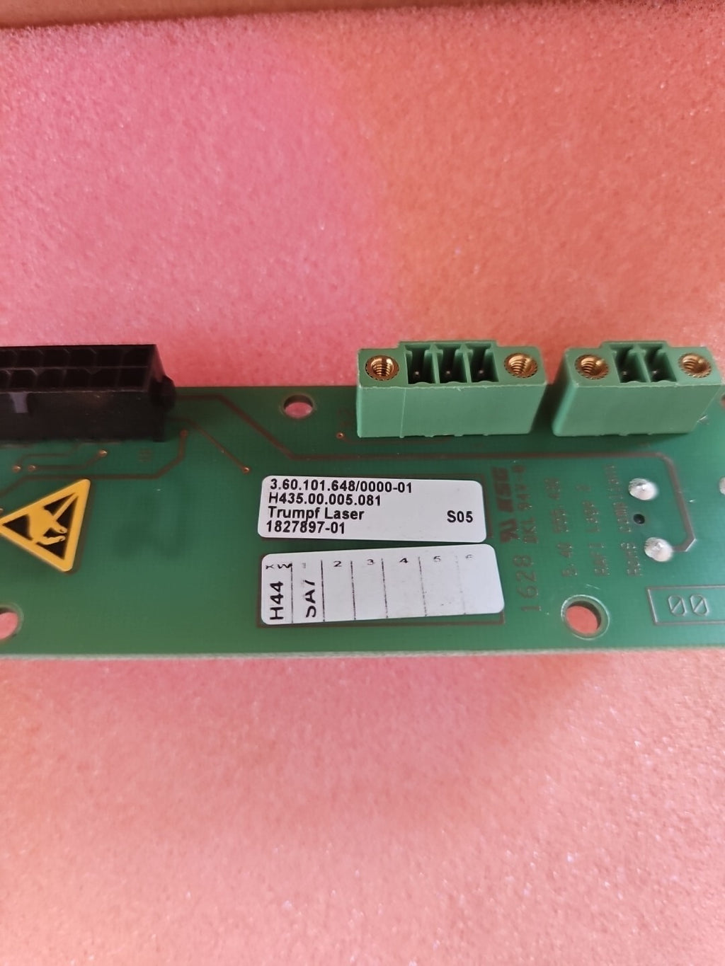 Org. Trumpf Laser Sicherheitsbedienfeld 1827887 Neu/ovp, New Unused 3.60.101.648