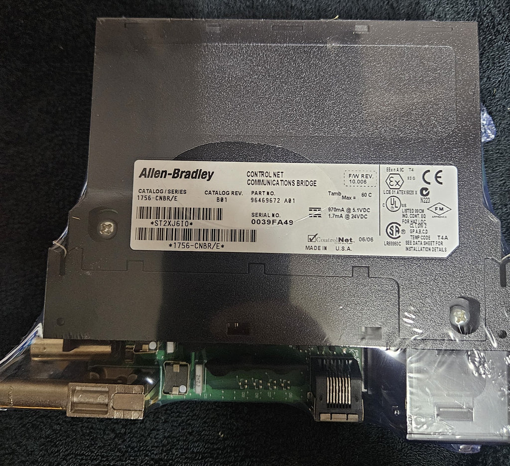 Allen-Bradley 1756-CNBR/E ControlNet Communications Bridge Module, new unused