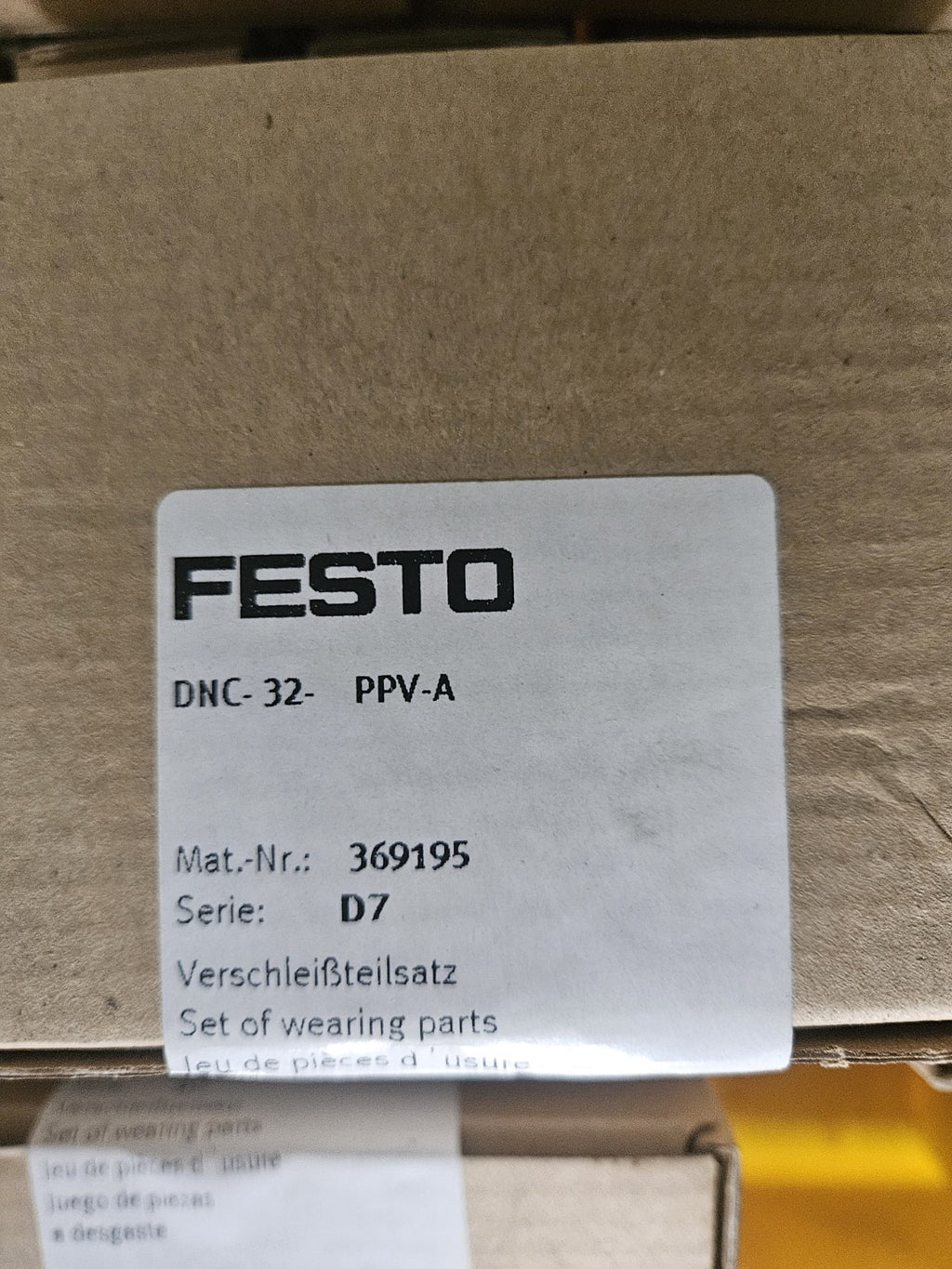 FESTO Dichtungssatz Spare, Set of Wearing Parts, Reparatursatz, Service kit NEW