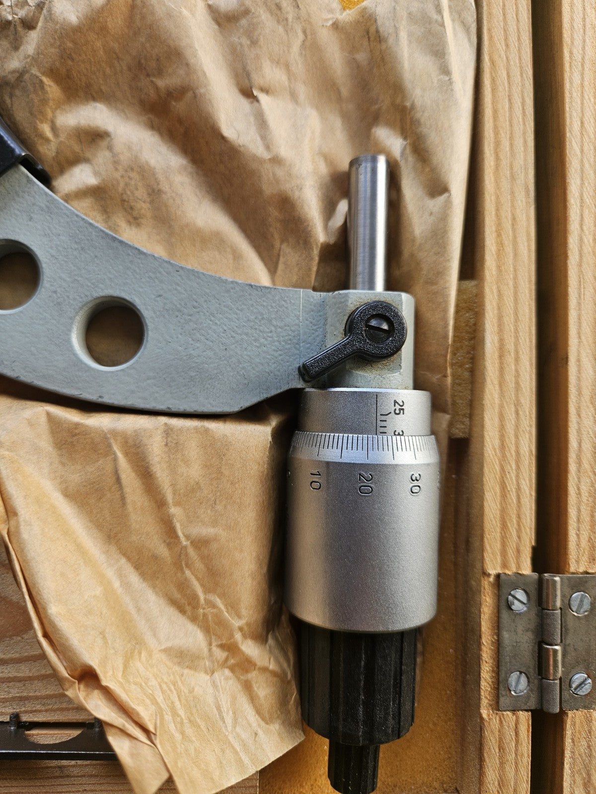 Bügelmessschraube Mikrometerschraube KS Suhl 125-150mm im Etui + Prüfdorn, NEU!