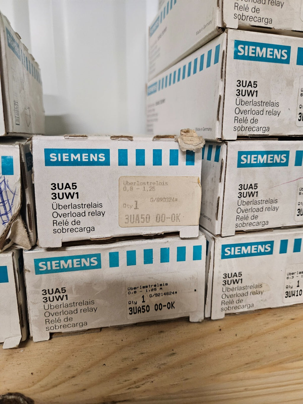 Siemens 3UA59 00-Thermal Delayed Overload Relays new in box, different types neu