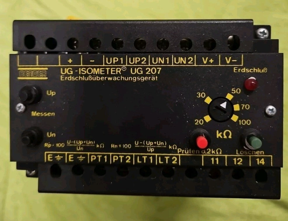 Bender UG 207 UG-Isometer | Erdschlußüberwachungsgerät, Neu, New Unbenutzt