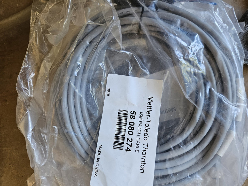 Mettler Toledo Thornton 58 080 274, 58080274 Conductivity Cable ISM PATCH CABLE 