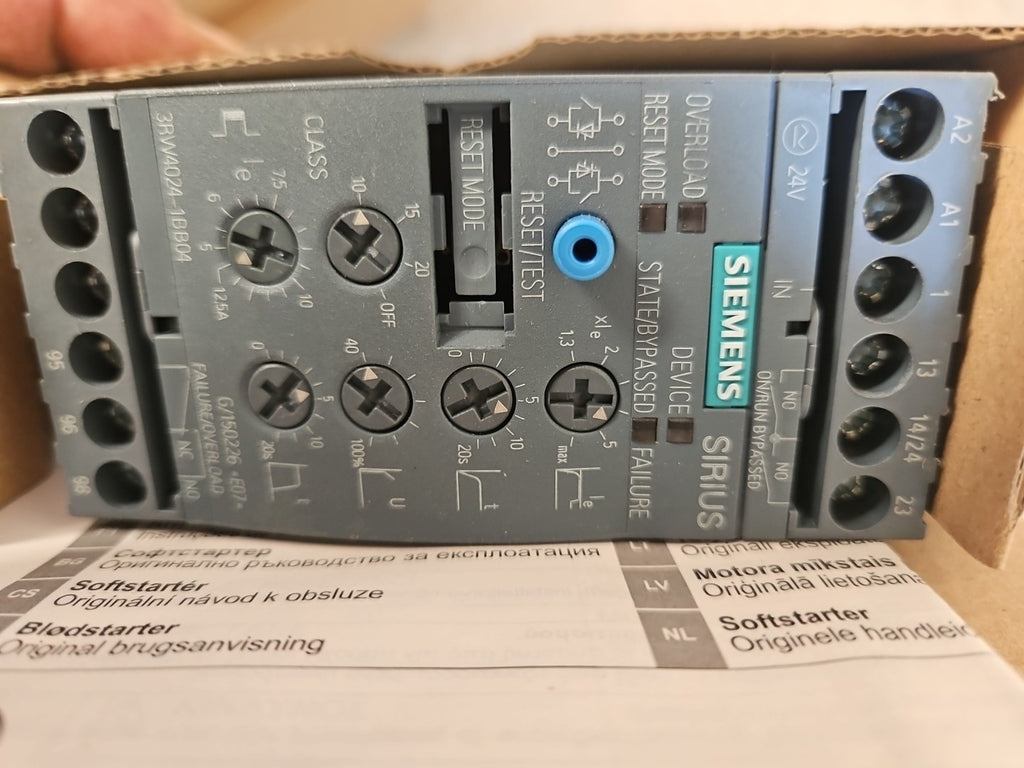 Siemens Sirius Sanftstarter 3RW4024-1BB04, 3RW4 024-1BB04 Neu/ovp Unused 