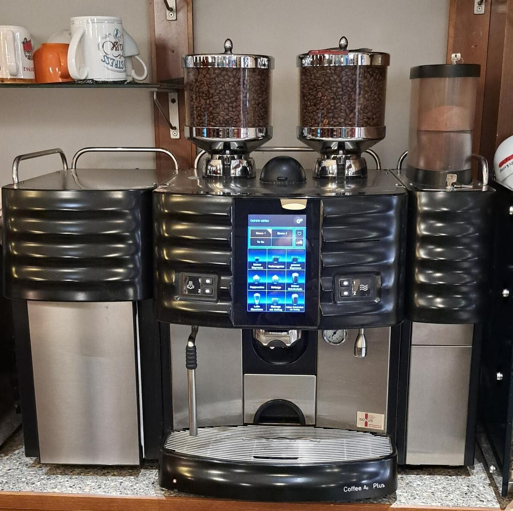 Schaerer Coffee Art Plus Touch, 12,5L Milchkühler und SCAP Choco.TOP Gastro/Café