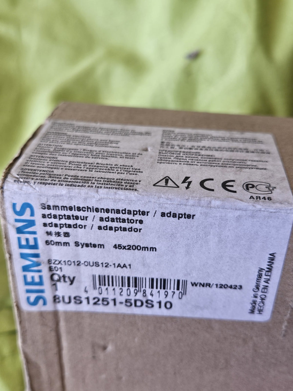 SIEMENS 8US1251-5DS10 8US1 251-5DS10 Geräteadapter  -unused-neu/ovp, New In Box