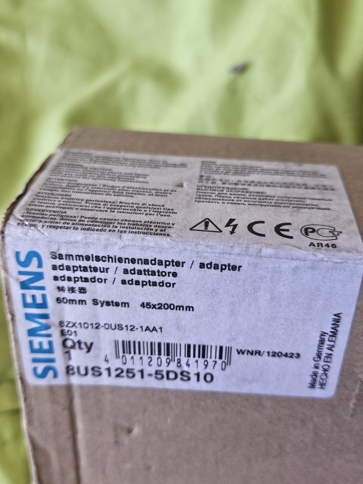 SIEMENS 8US1251-5DS10 8US1 251-5DS10 Geräteadapter  -unused-neu/ovp, New In Box