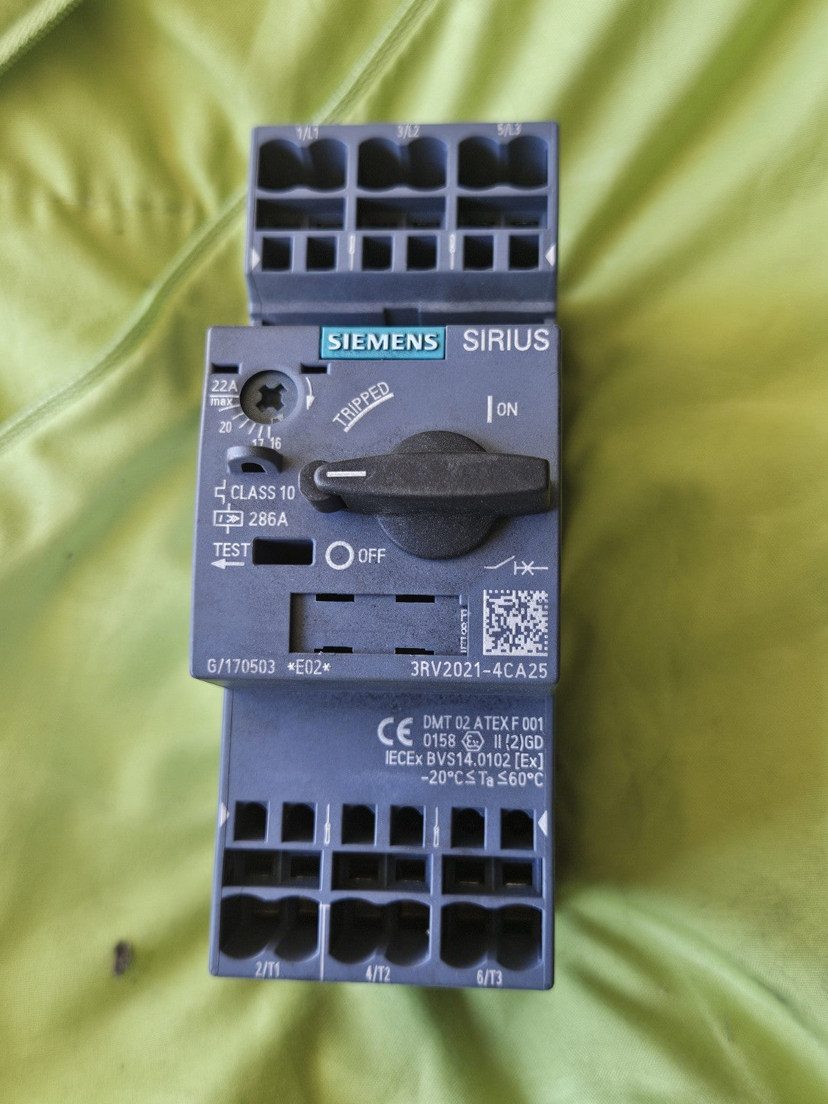 Siemens SIRIUS 3RV2021-4CA25  Leistungsschalter Breaker -unused-neu-new No Box