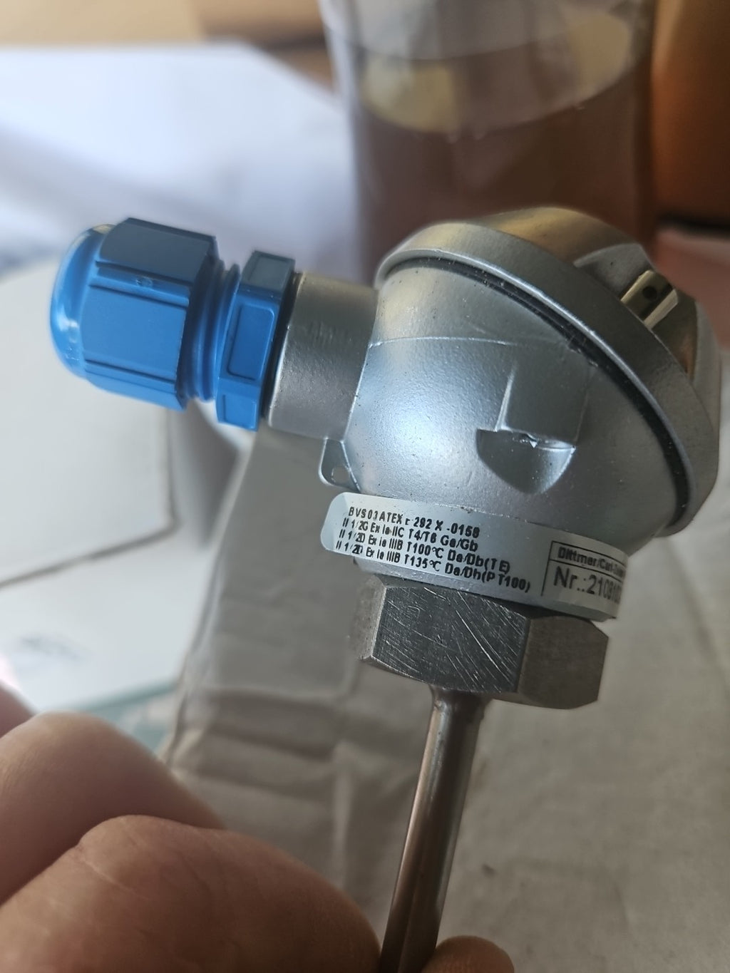 Dittmer 1xPT100B2L, Temperatursensor für industriellen Einsatz Dittmer PT100 Neu