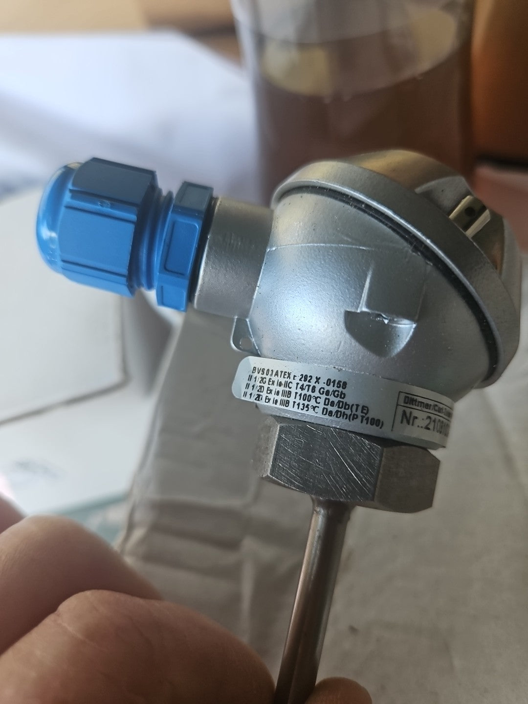 Dittmer 1xPT100B2L, Temperatursensor für industriellen Einsatz Dittmer PT100 Neu
