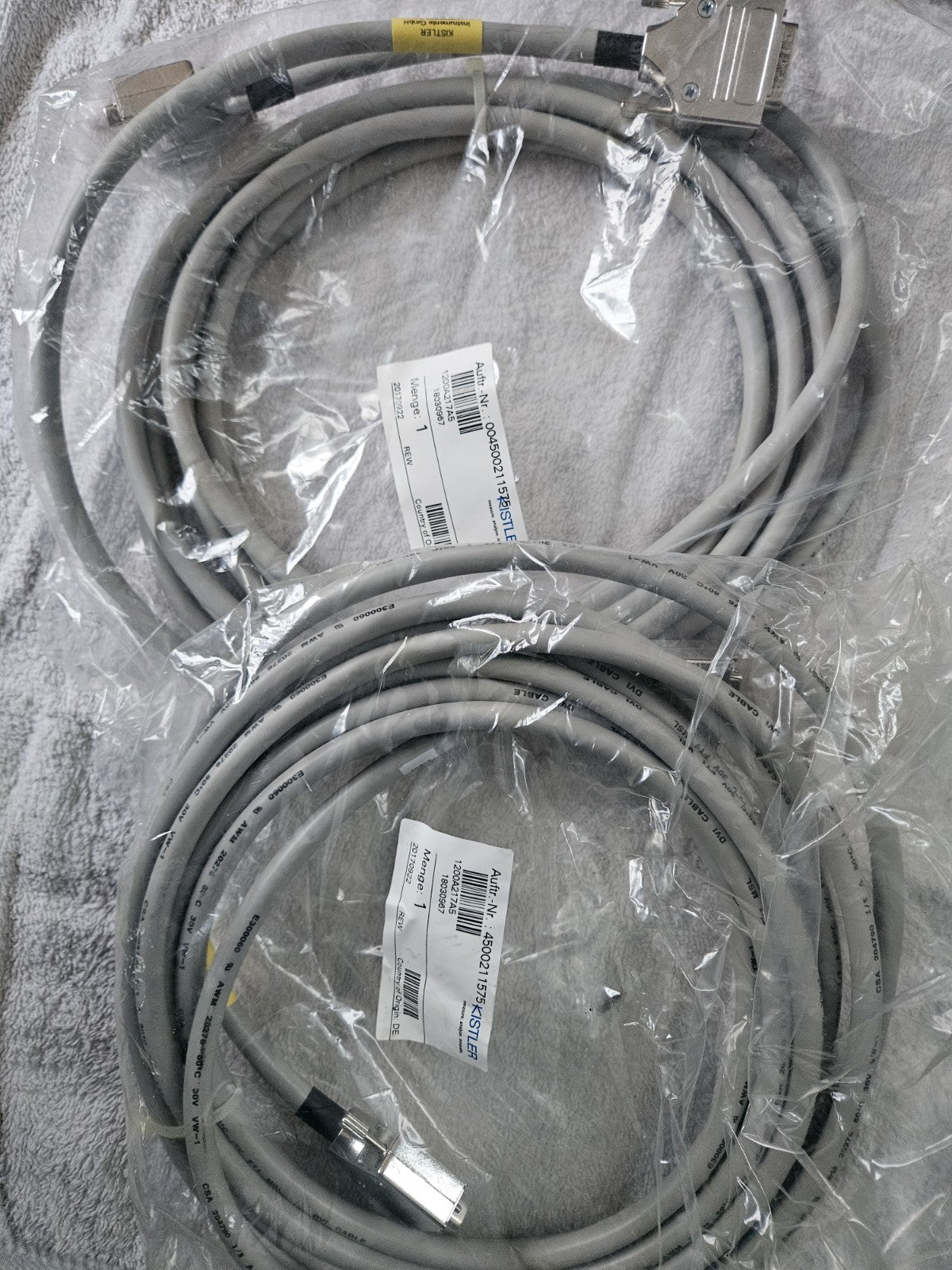 Kistler 1200A217A5 Sensorcable,verbindungskabel SENSOR Neu/ovp,New Krauss Maffei