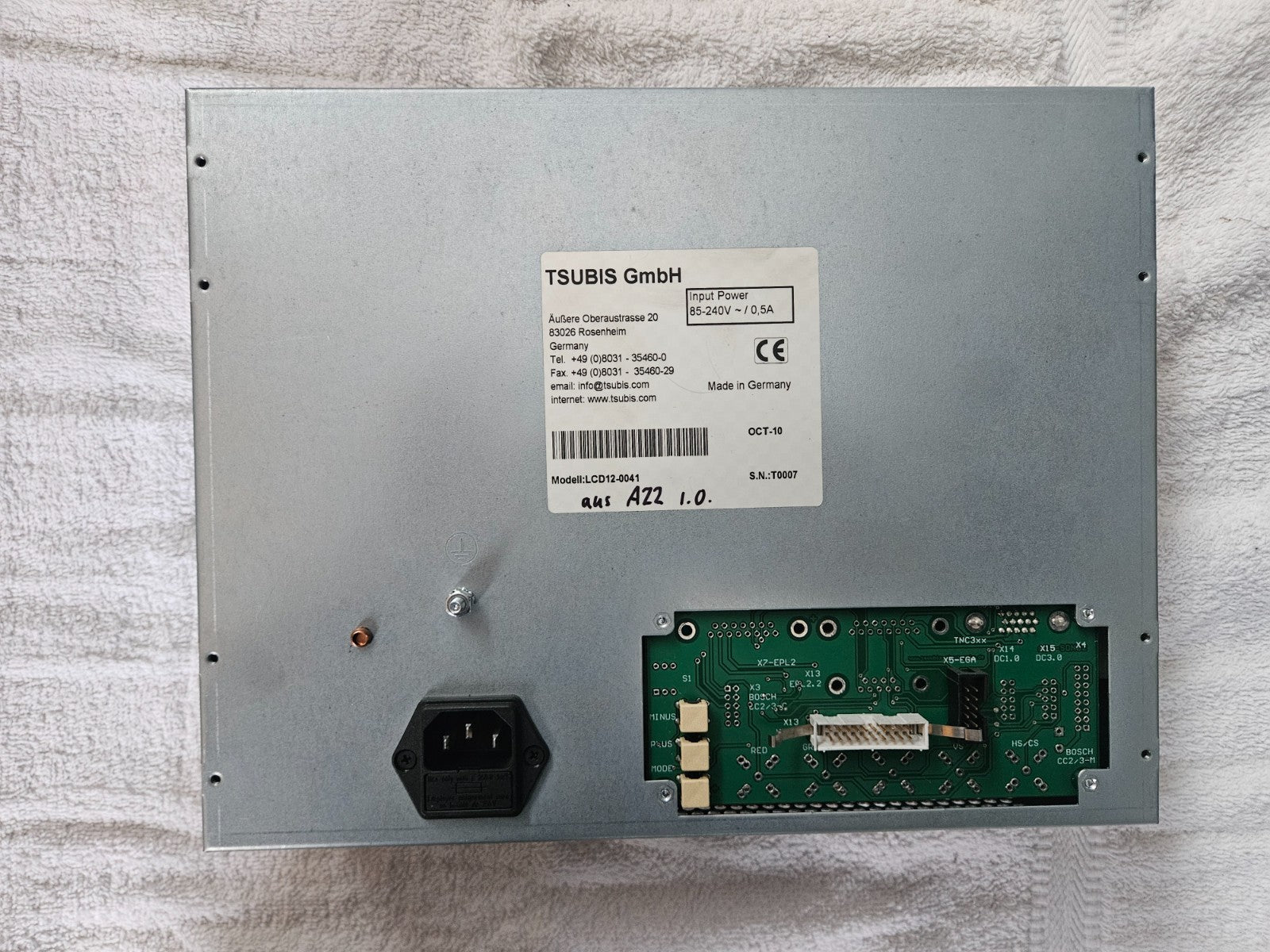 Krauss Maffei, Demag, Arburg, Engel LCD Monitor, Steuerung fully working, tested