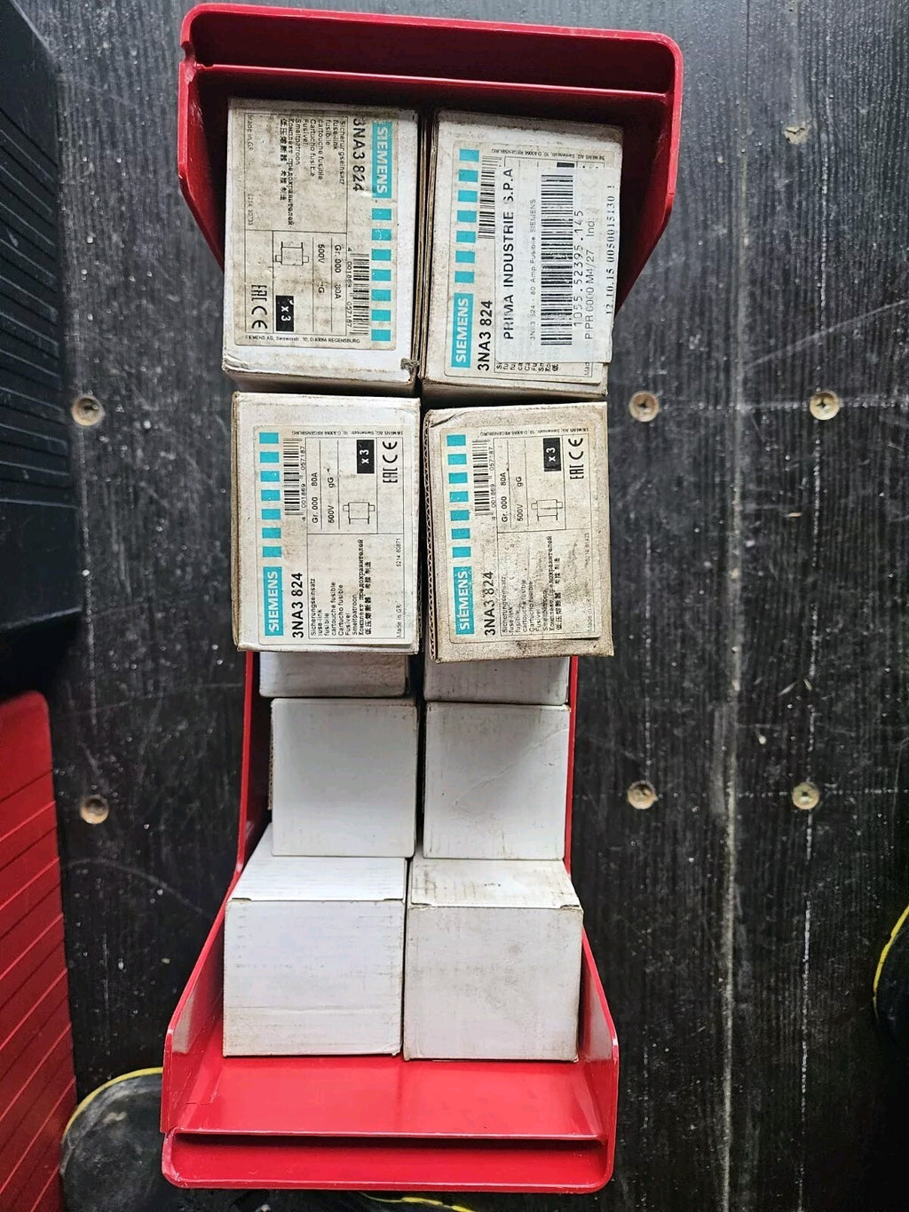 3 Stück Siemens NH000-Sicherungseinsatz 3NA3 824 Sicherung Stromversorgung