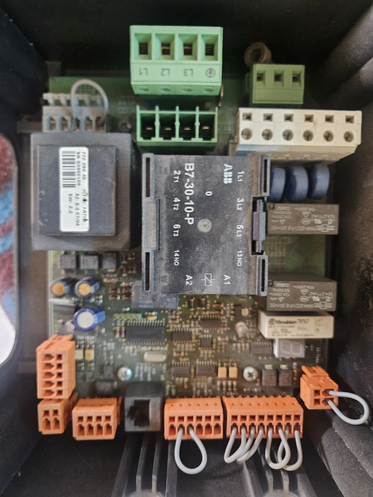 Demag Control Box with ABB Contactor & Transformer – Industrial Crane Component