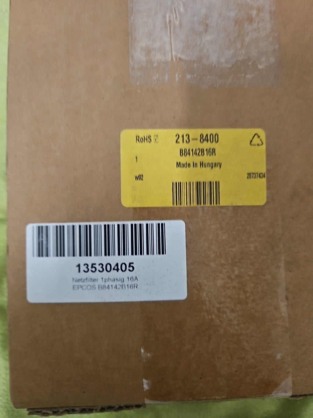 1 x Epcos B84142-B16-R, 213-8400 Entstörfilter 250 V/AC 16 A Neu/ovp Unused New