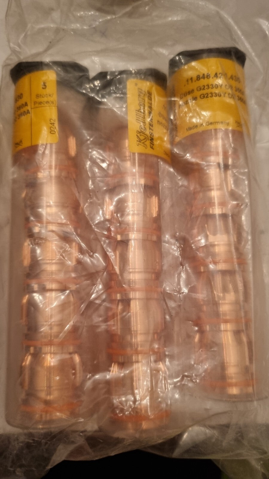 1 xKjellberg HiFocus Düse G2330Y 11.848.421.430 O2 300A nozzle thermacut neu/new