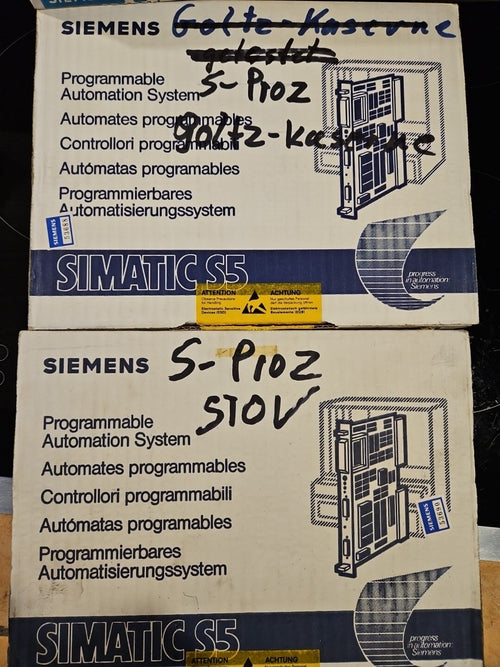 2 x Siemens Simatic 6ES5921-3UA12 Zentralbaugruppe 6ES5 921-3UA12 Refurbished !