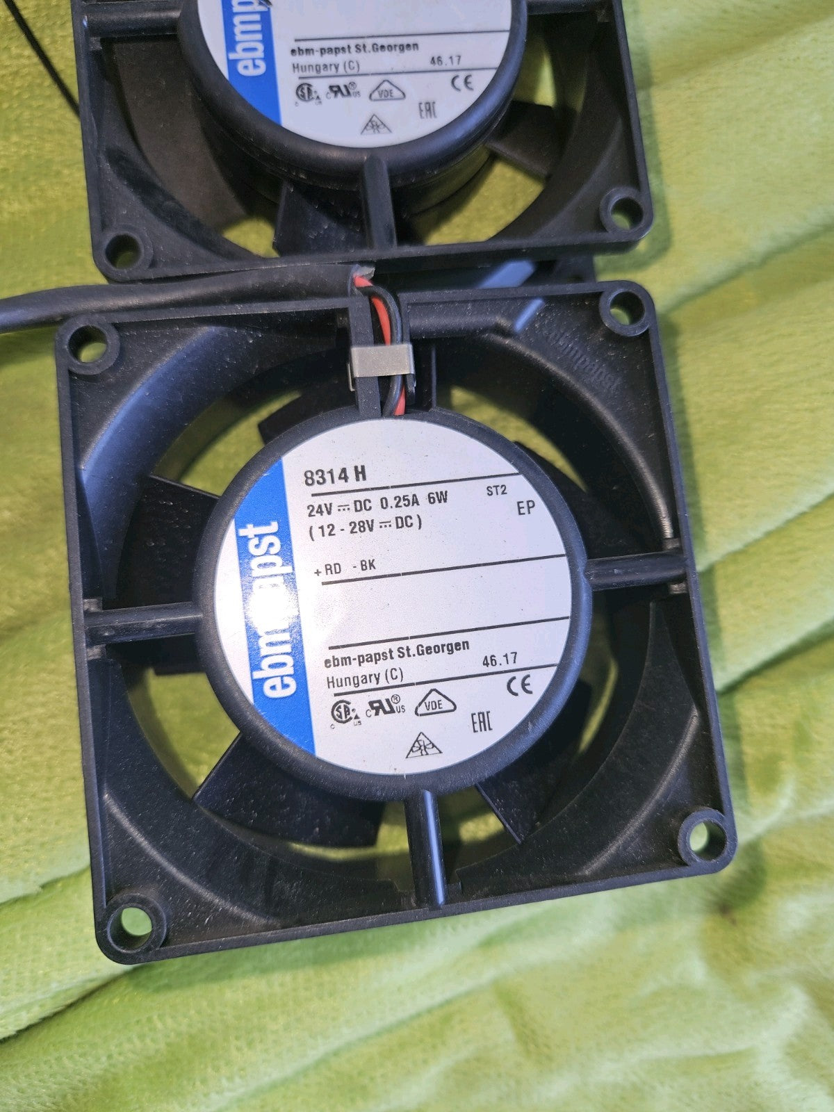 EBM Papst 8314H Lüfter Fan 24V 6W Unused New  NEU Ungebraucht