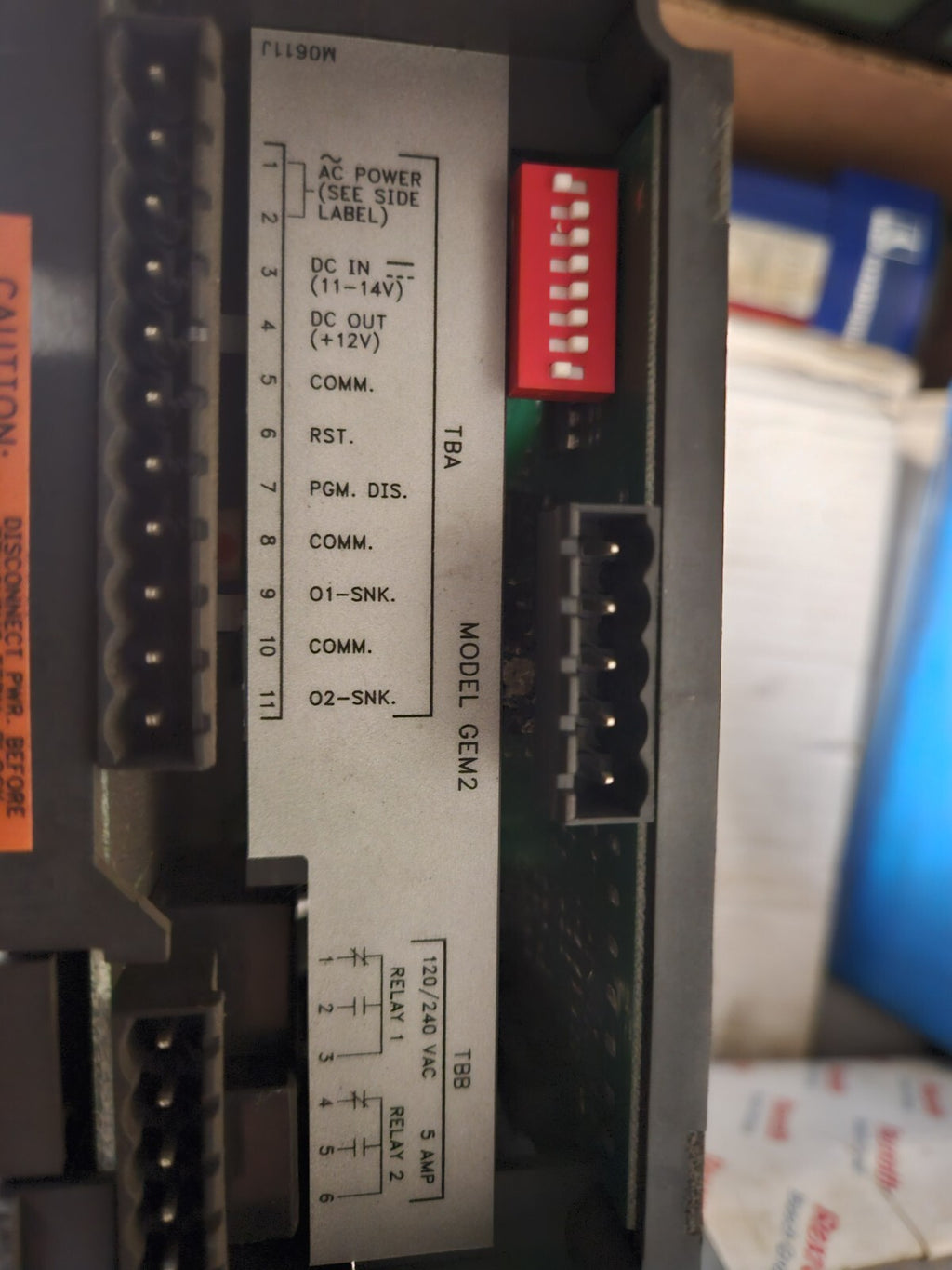 RED LION CONTROLS GEM20100 DIGITAL COUNTER MODULE GEM2, New, Neu, Unused, NoS