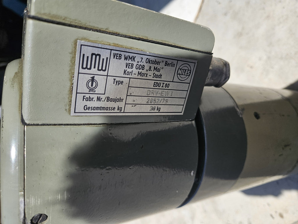 Niles WMW EDU I80 DRV-EW I Maschine Spannantrieb EDU I 80, Neuwertige Lagerware!