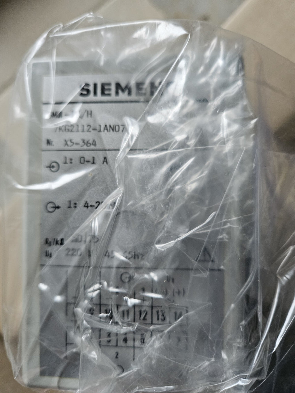 Siemens  Messumformer 7KG2112-1AN07 | 7KG21121AN07 new In Box, Neu/ovp