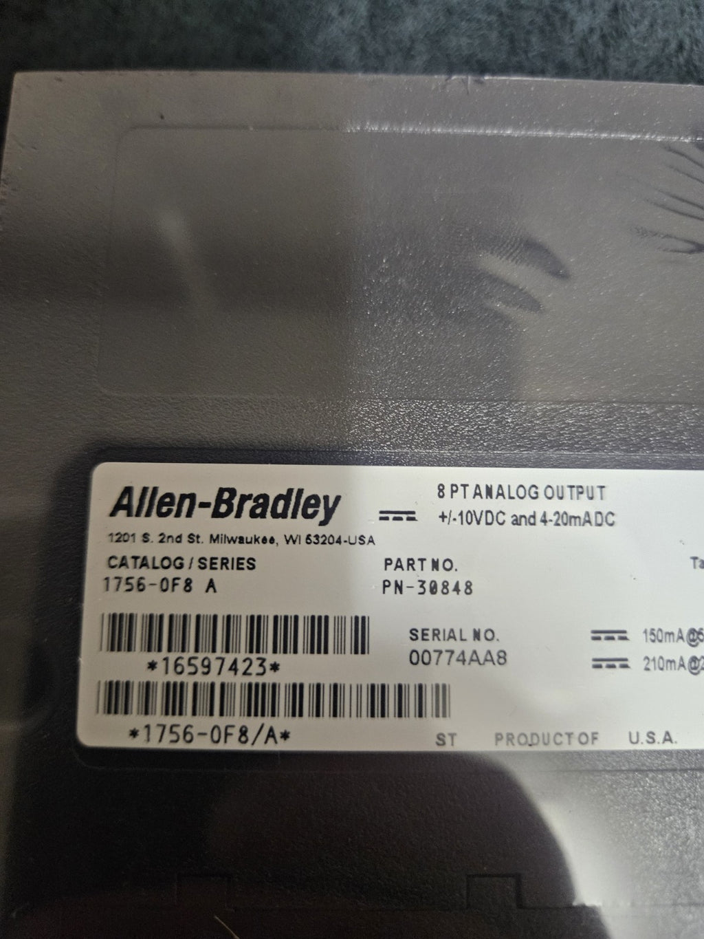 Allen-Bradley 1756-OF8 A | 8-Point Analog Output Module | ControlLogix, new neu