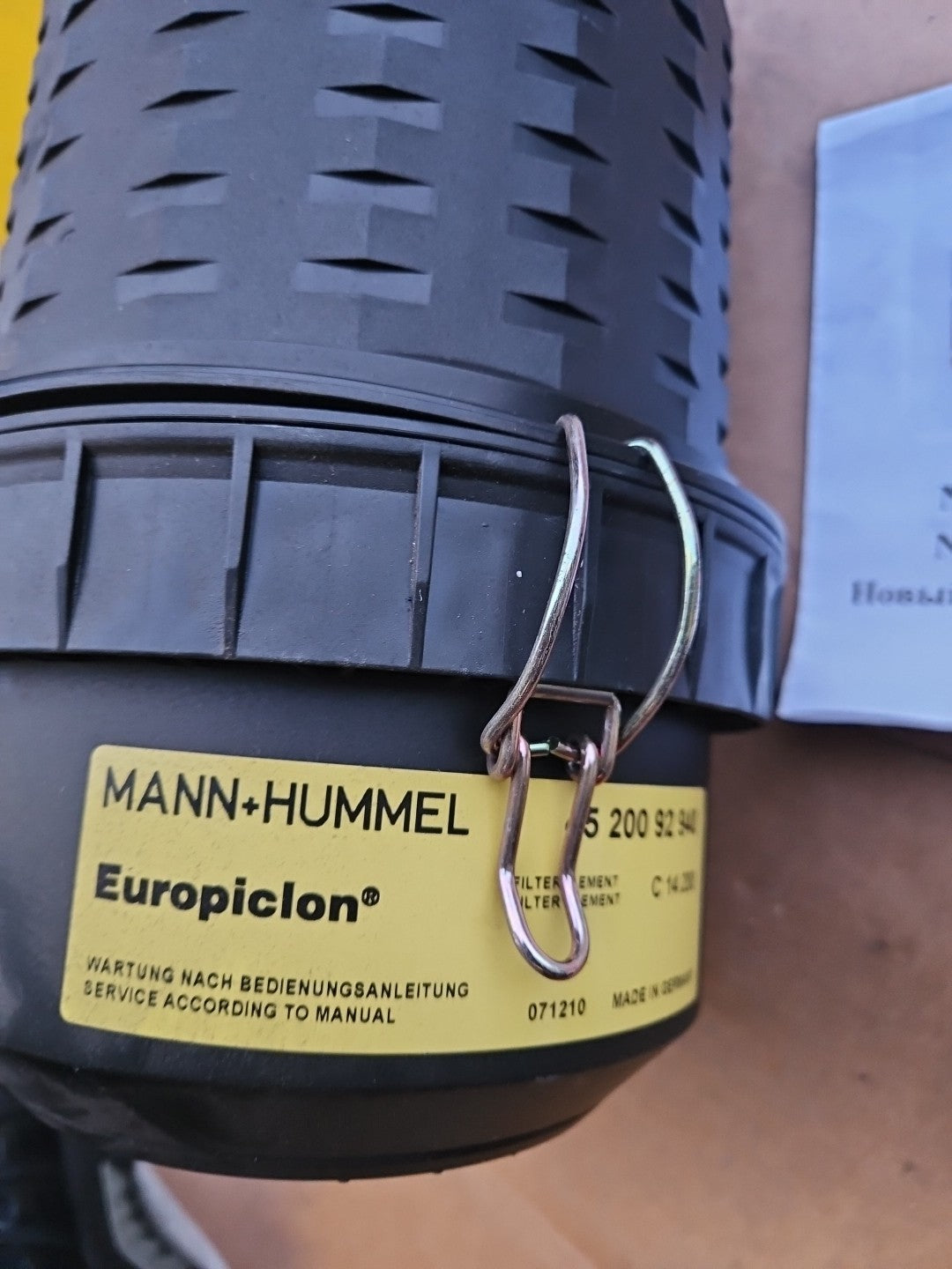 Mann+Hummel 45 200 92 940 4520092940 Europiclon Filter Element New No Box