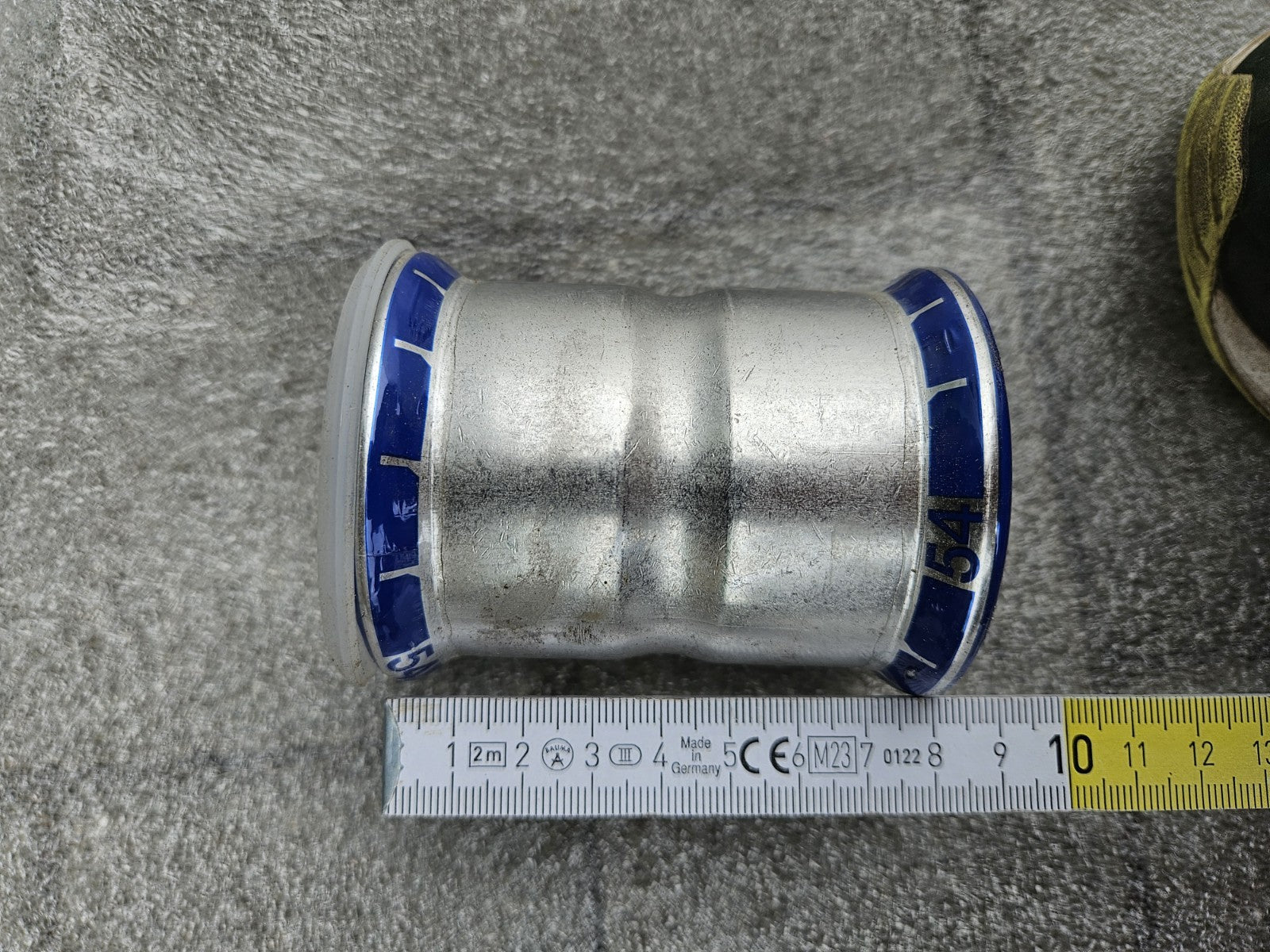 Pressfitting Geberit Muffe Edelstahl 54mm Mapress 32008 New Neu Unused INOX
