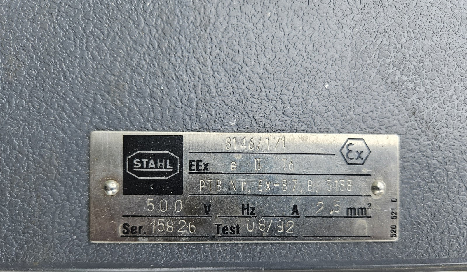 Stahl 8145/181 8146/171 Enclosure for EEx Terminal Strip New Unused Neu