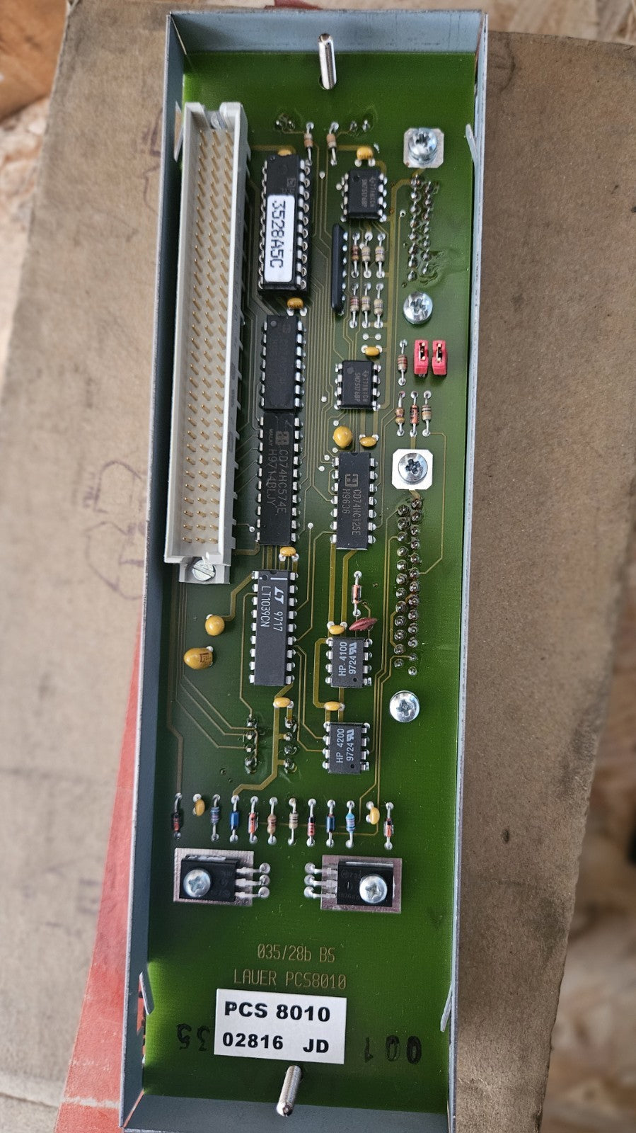 LAUER PCS8010 035/28B 035/28B ERWEITERUNGSMODUL New Unused Neu/ovp Unbenutzt