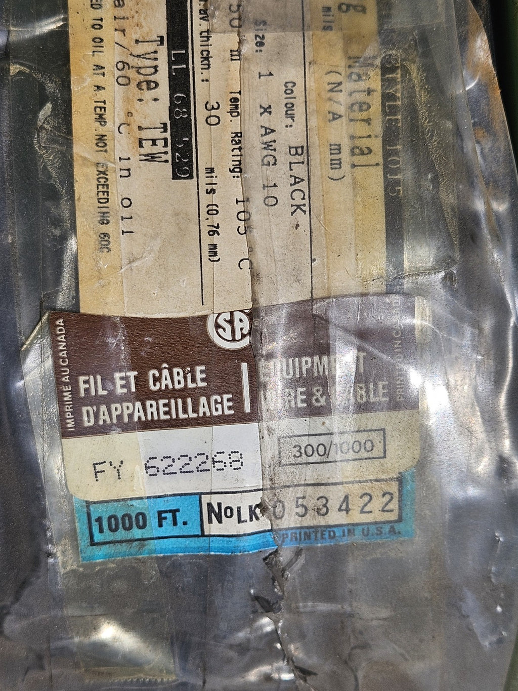 250m Solarkabel AWG10 ⌀6mm, 105⁰  leitung Photovoltaik Anlagen Kupfer Neu/ovp