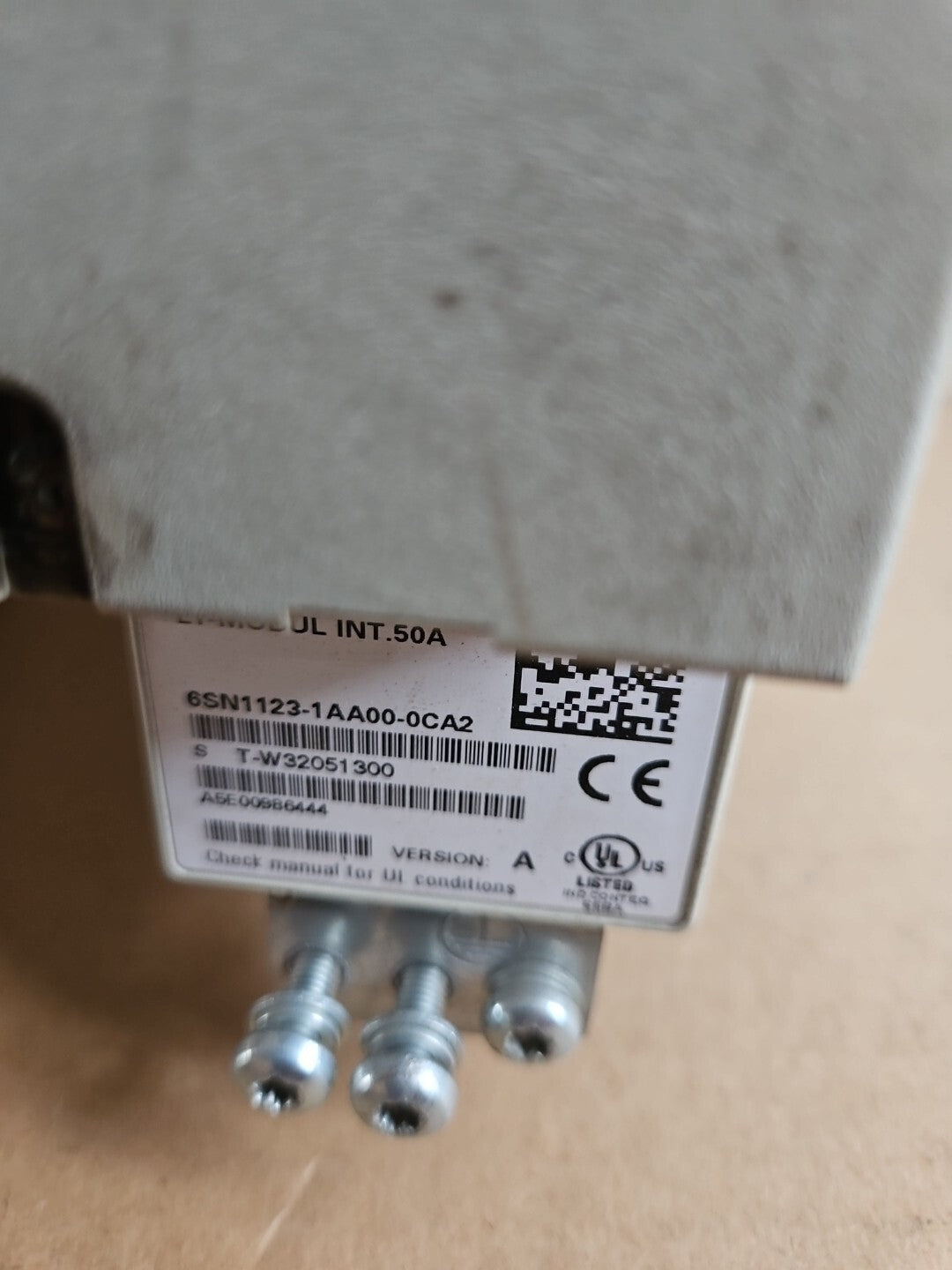 Siemens Simodrive  LT-Modul 50A 6SN1123-1AA00-0CA2 neu/new in box, Unused, NOS